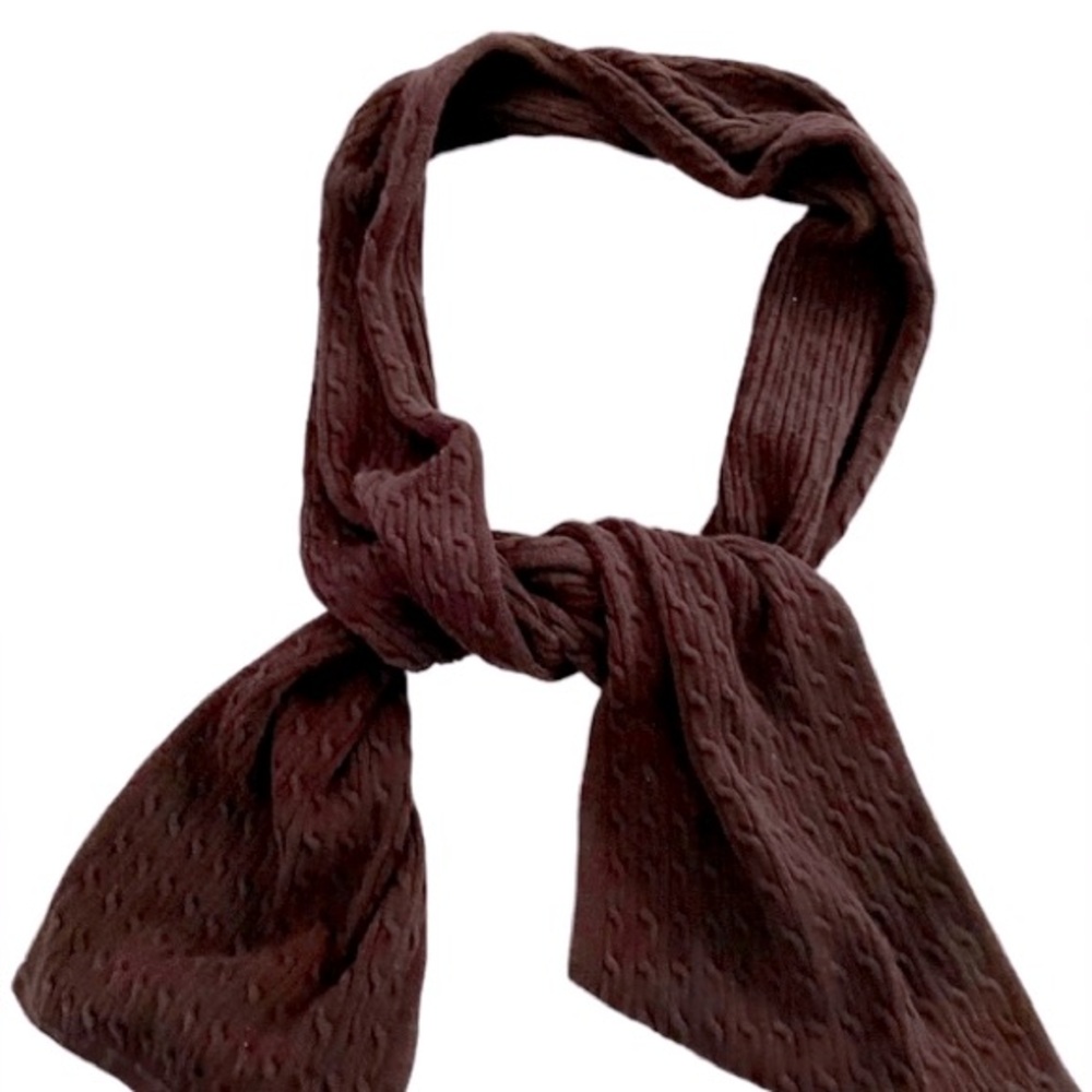 NWT / NIB lands end cotton knit scarf